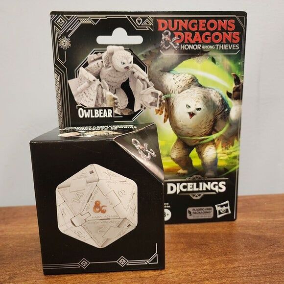 Dungeons & Dragons Dicelings x6 Lot Owlbear Beholder Themberchaud Rakor Dragon - Picture 5 of 7